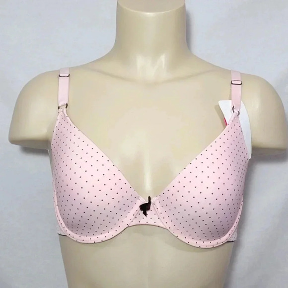 34D Maidenform 7959 One Fabulous Fit‎ Demi UW Bra Pink NWT - Picture 1 of 3